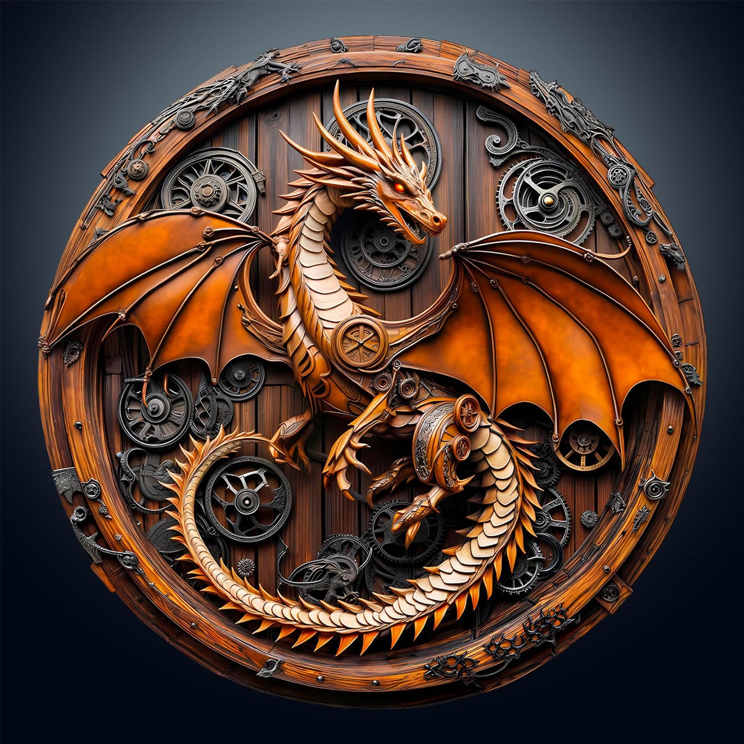 Wooden Dragon Puzzles - Unique Shaped Wooden Jigsaw Puzzles for Adults - Mechanical Dragon Wooden Puzzles - Animal Wooden Puzzle