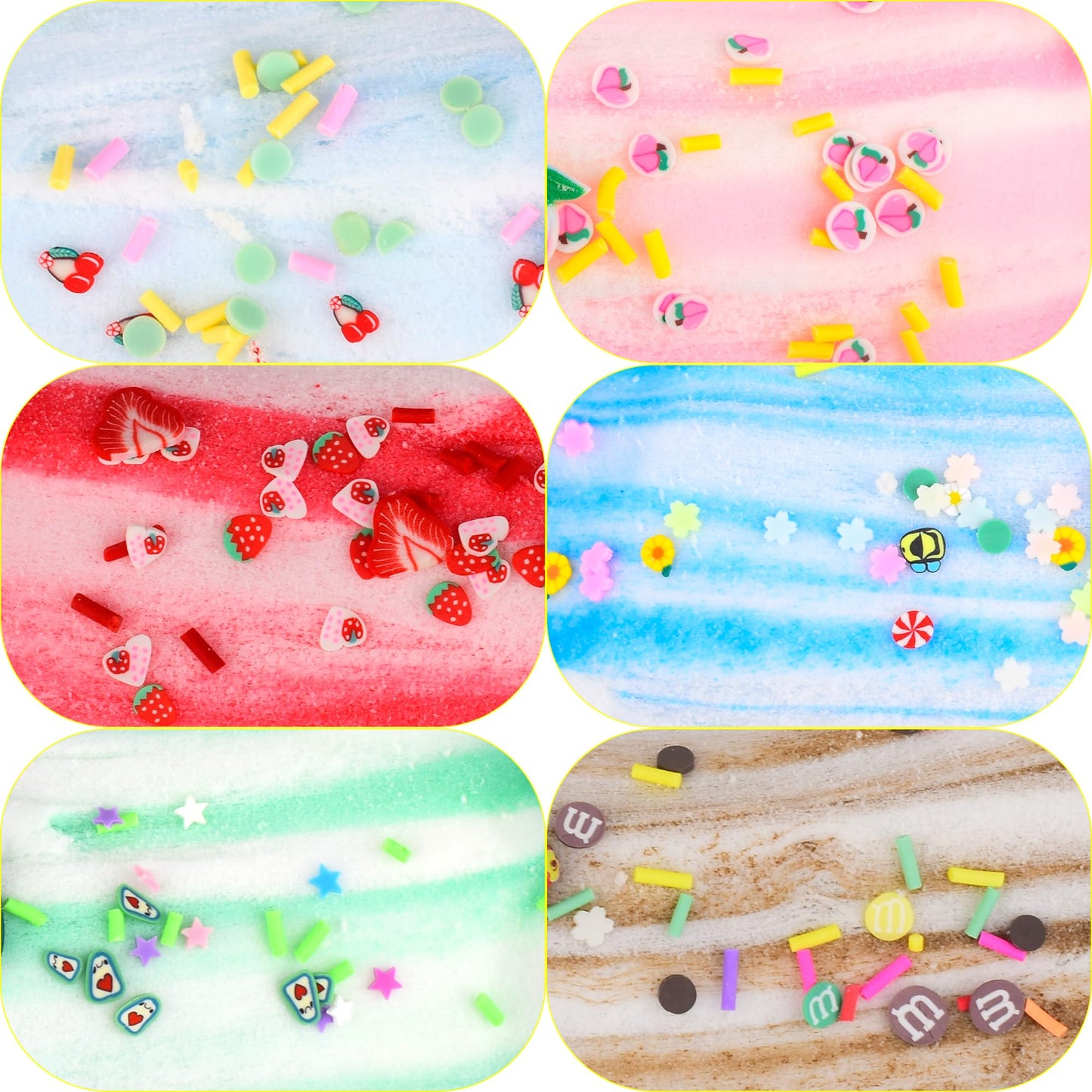 12 Pack Cloud Slime Kit Two-Toned Fidget Toy, Educational Slime Toys, Birthday Gifts Prize Party Favors For Girl Boys Kids 6 7 8