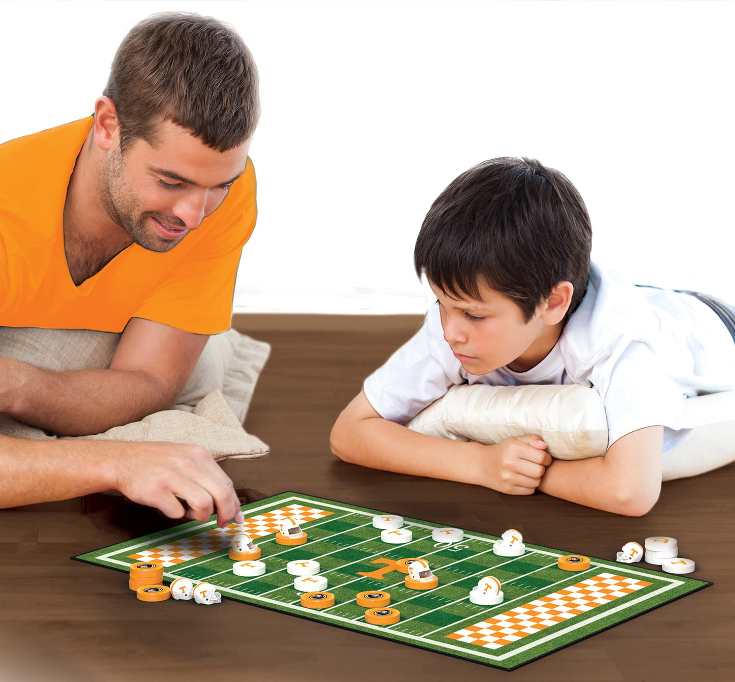 MasterPieces Family Game - NCAA Tennessee Checkers - Officially Licensed Board Game for Kids & Adults