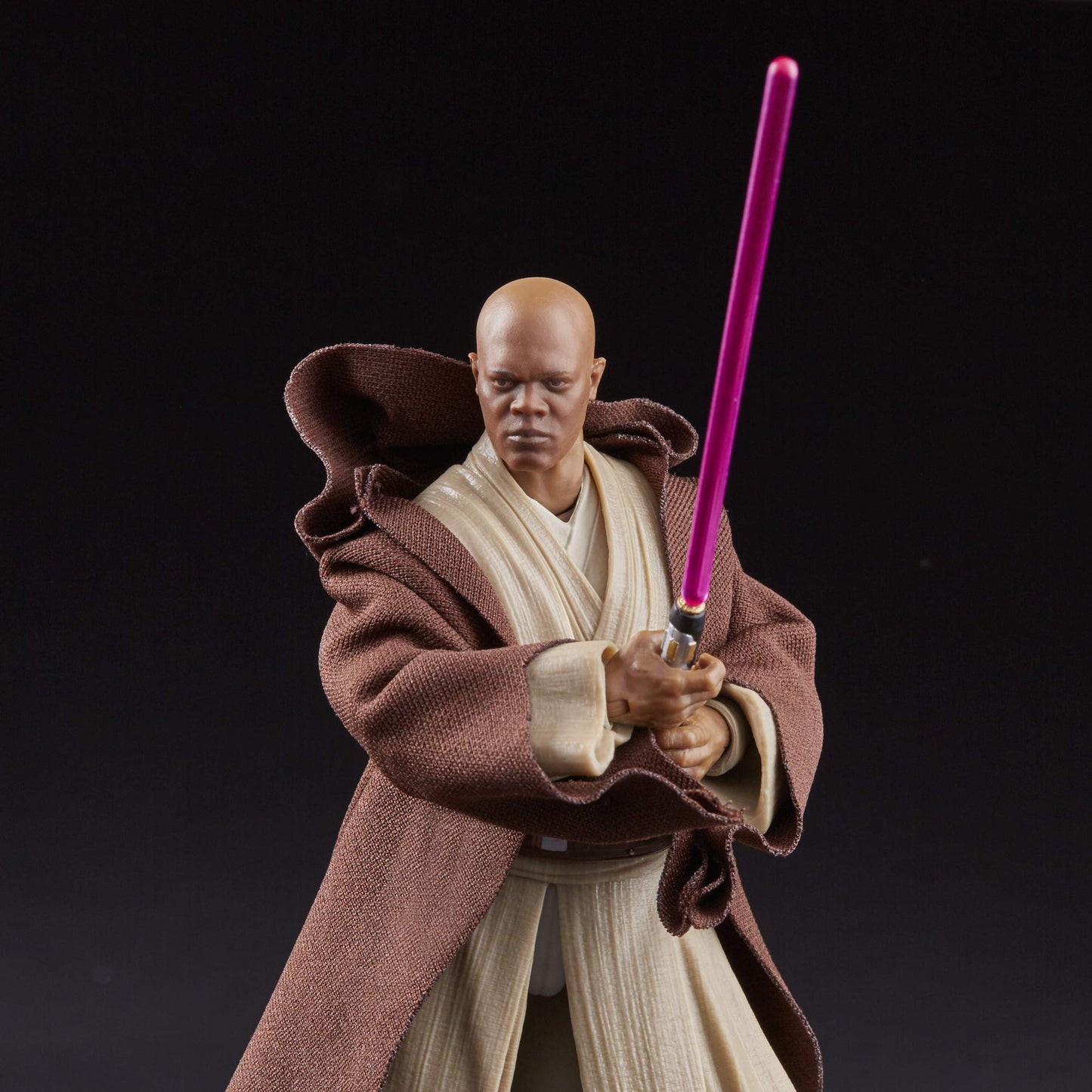 STAR WARS The Black Series 6" Mace Windu Figure - Black Plastic, Model E4088AS00