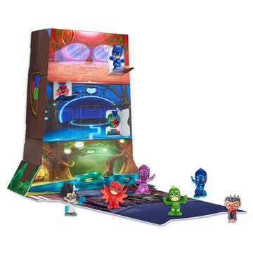 PJ Masks Night Time Surprise Micros Figures HQ Box Set - Box 1, Collectible Figures, Kids Toys for Ages 3 Up by Just Play