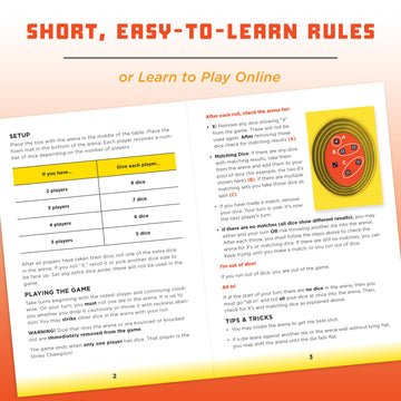 Ravensburger Strike Dice Game - Brain-Teasing Fun for Kids & Adults, Large Size, Multicolor, Model 26840, Engaging Memory Activity