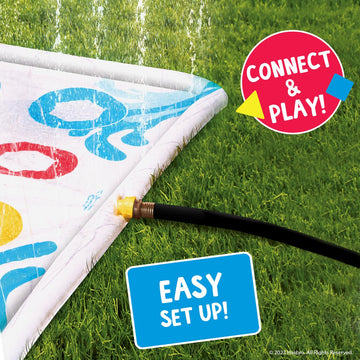 Hasbro Twister Jr. Splash - Outdoor Inflatable Water Twister Game for Kids