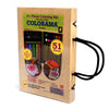 BulbHead Colorama Colored Pencils Set - 51pc Polycarbonate Case, Art Supplies
