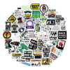 BulbaCraft 100Pcs Vinyl Golf Stickers – Funny Scrapbooking & Laptop Decals, Golf Party Decorations, Gifts for Men & Women