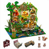 Yswood World Diy Miniature House Kit, Tiny House Kit With Furniture & Led, Diy Wooden Dollhouse Miniature Kit For Adults Teen, W
