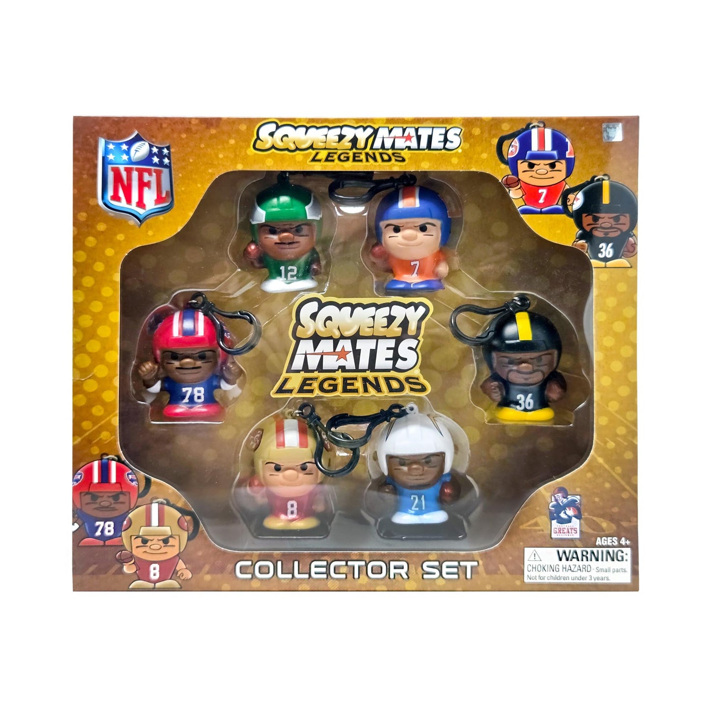 Party Animal NFL Legends SqueezyMates Series 3 Gift Set