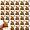 30 Pcs Highland Cow Float Bath Toy Baby Rubber Water Squirting Highland Cow Squeaky Toy Bulk Highland Cow Figurine Statues Decor