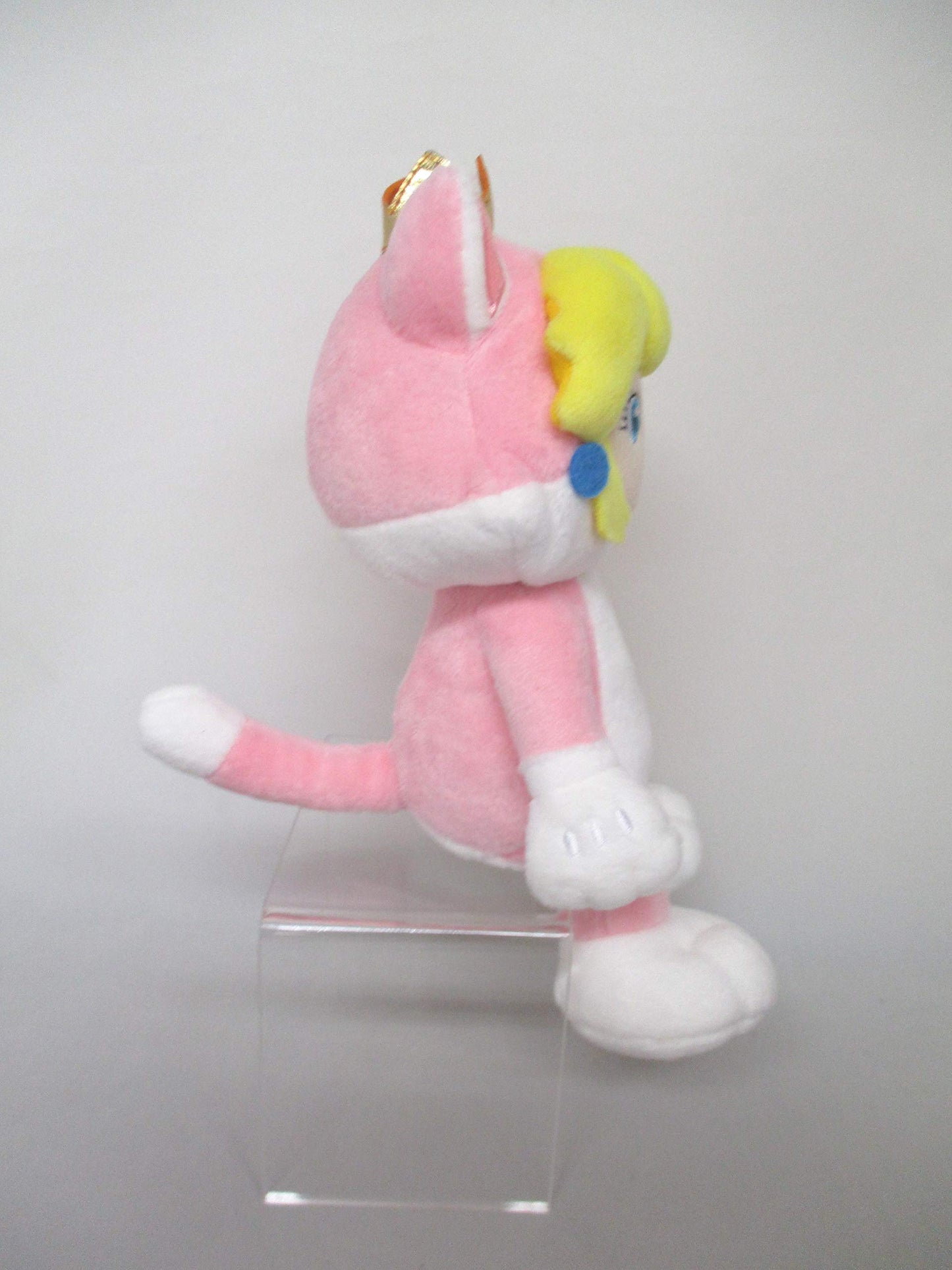 Sanei Super Mario 3D World Neko Cat Princess Peach 9' Plush Doll