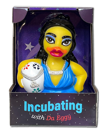 Celebriducks - Ducka Leapa - Incubating With Da Eggy - Floating Rubber Ducks - Collectible Bath Toy Gift For Kids & Adults Of Al