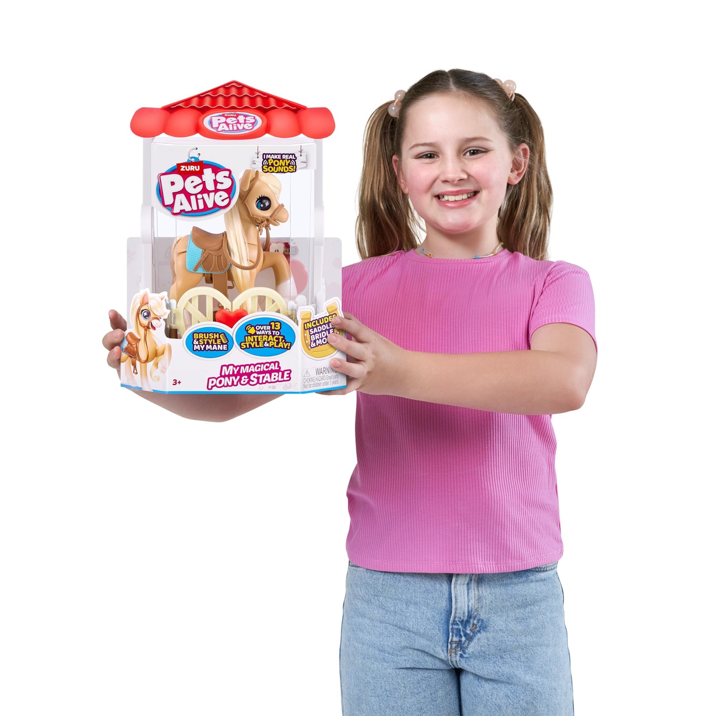 Pets Alive My Magical Pony And Stable Battery Powered Interactive Robotic Toy Playset By Zuru