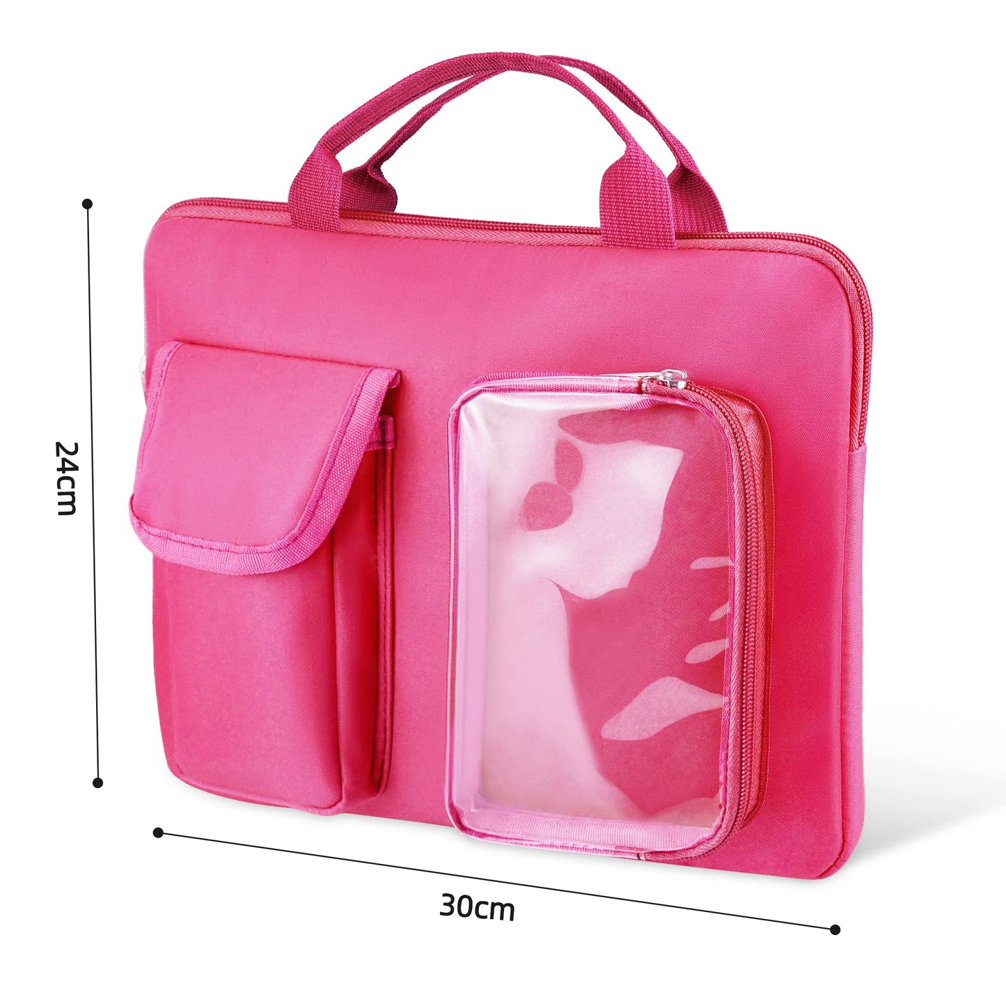 Annmore Bag Compatible With Lexibook Educational And Bilingual Laptop, Pink