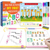Hoqeewipe Preschool Learning Activities Line Tracing Number Letter For Kids, Wipe Clean Preschool Pre K Workbook Educational Gam
