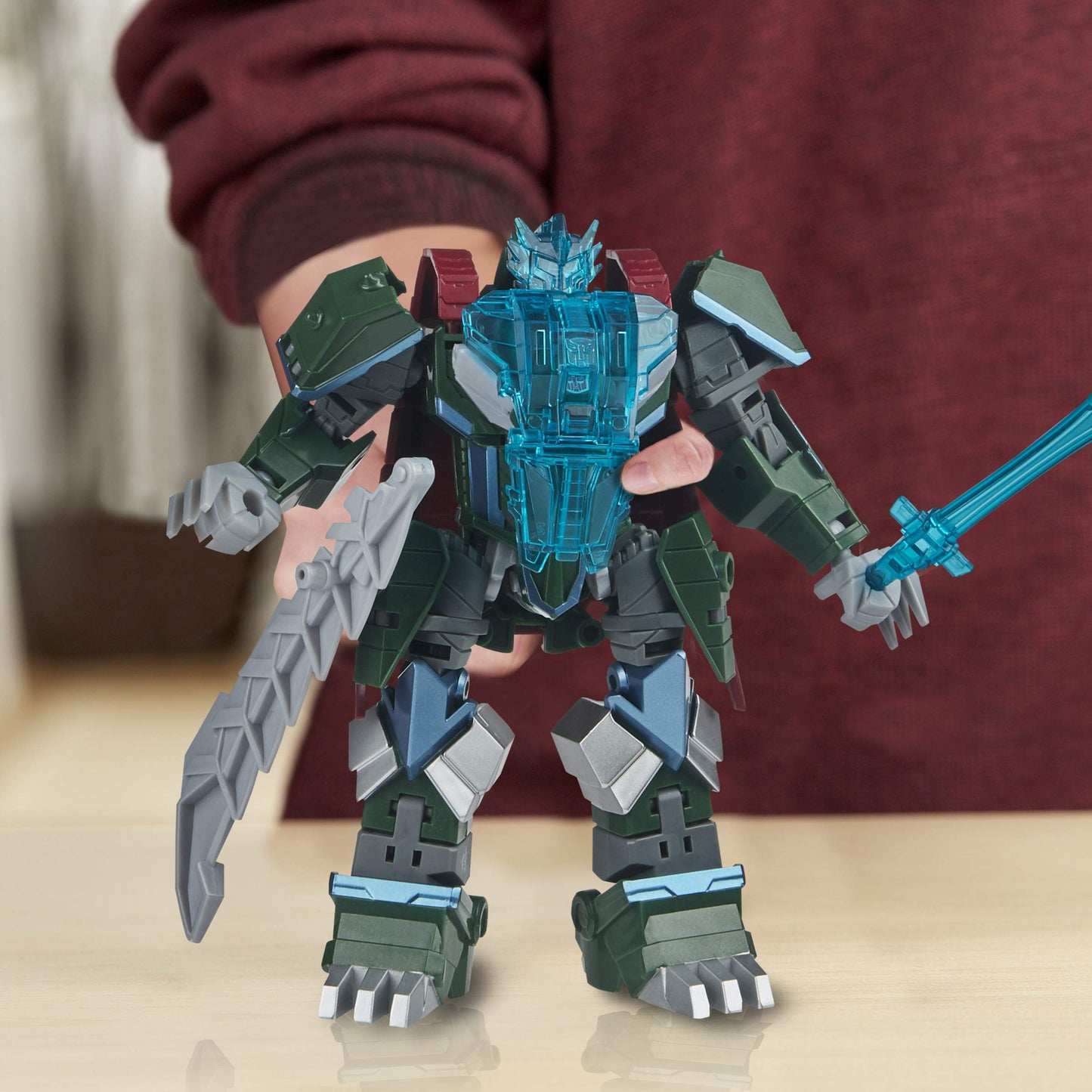 Transformers Bumblebee Cyberverse Adventures Ultra Class Thunderhowl Action Figure Energon protective covering Power Up for Kids Ages 6 and Up 6.75-inch