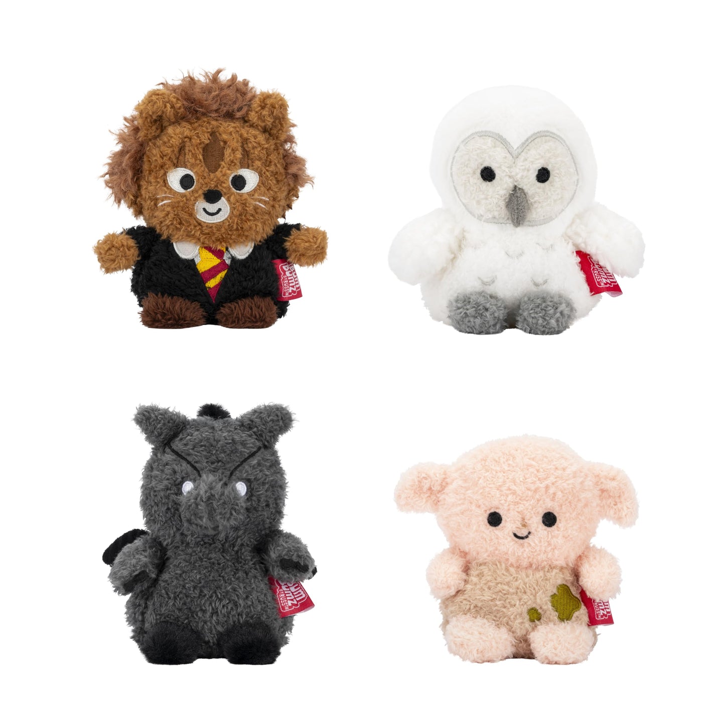 BumBumz 4.5-inch Warner Brothers, Harry Potter Bumz Plush 4-Pack - Collectible Stuffed Toys - from The Makers of Original Squish