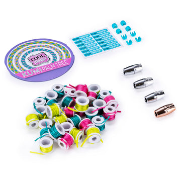 Cool Maker, Kumikreator Palm Tree Mini Fashion Pack Refill, Friendship Bracelet Activity Kit