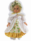 American Fashion World Christmas Caroler Dress for 18-Inch Dolls | enhanced Quality & Trendy Design | Dolls Clothes | Outfit Fashions for Dolls for Popular Brands