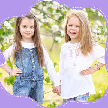 Bonuci 12 Pcs Kids Motivational Friendship Bracelets Letter Beads Bracelets for Girls Toddler Bracelets Gifts Bulk for Girls Kid