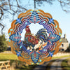 Rooster Metal Wind Spinners - Chicken Gifts For Women Mom Grandma Wife, Hanging Cock Wind Spinner For Outdoor & Indoor Decoratio