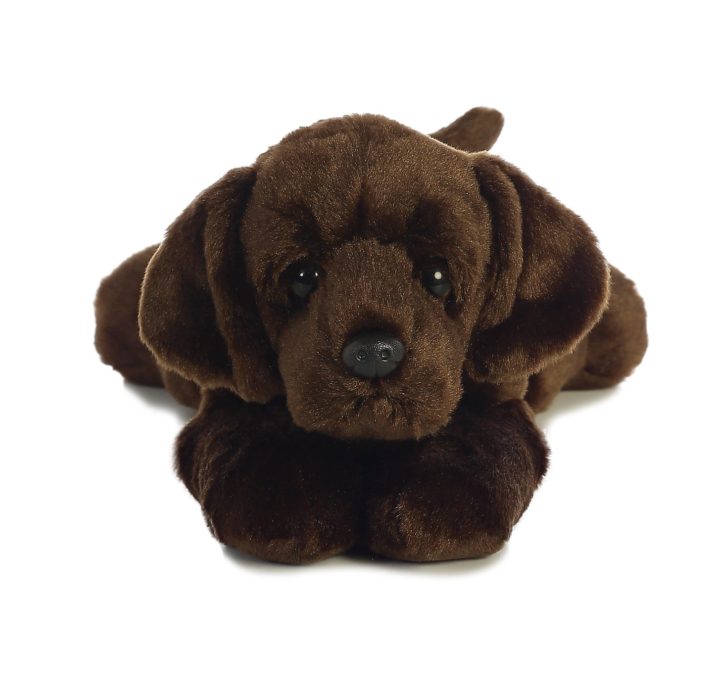 Aurora Adorable Flopsie Max Chocolate Lab Stuffed Animal - Playful Ease - Timeless Companions - Brown 12 Inches