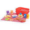 Fat Brain Toys Pretendables Picnic Basket Set - Pretend Playset with Storage, 3+