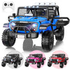 Hikole 2 Seater Ride On Car 24V Ride on Truck with Remote Control, 2 * 200W Powerful Engine, LED Lights, 3 Speeds, 24 Volt Ride