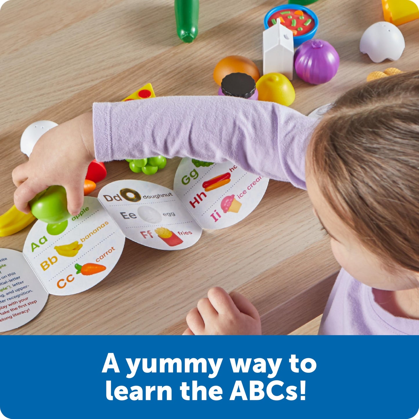 Learning Resources A To Z Mini Foods, Play Food Sets For Kids Kitchen, Play Kitchen Accessories, Mini Food, Pretend Play Toys, T