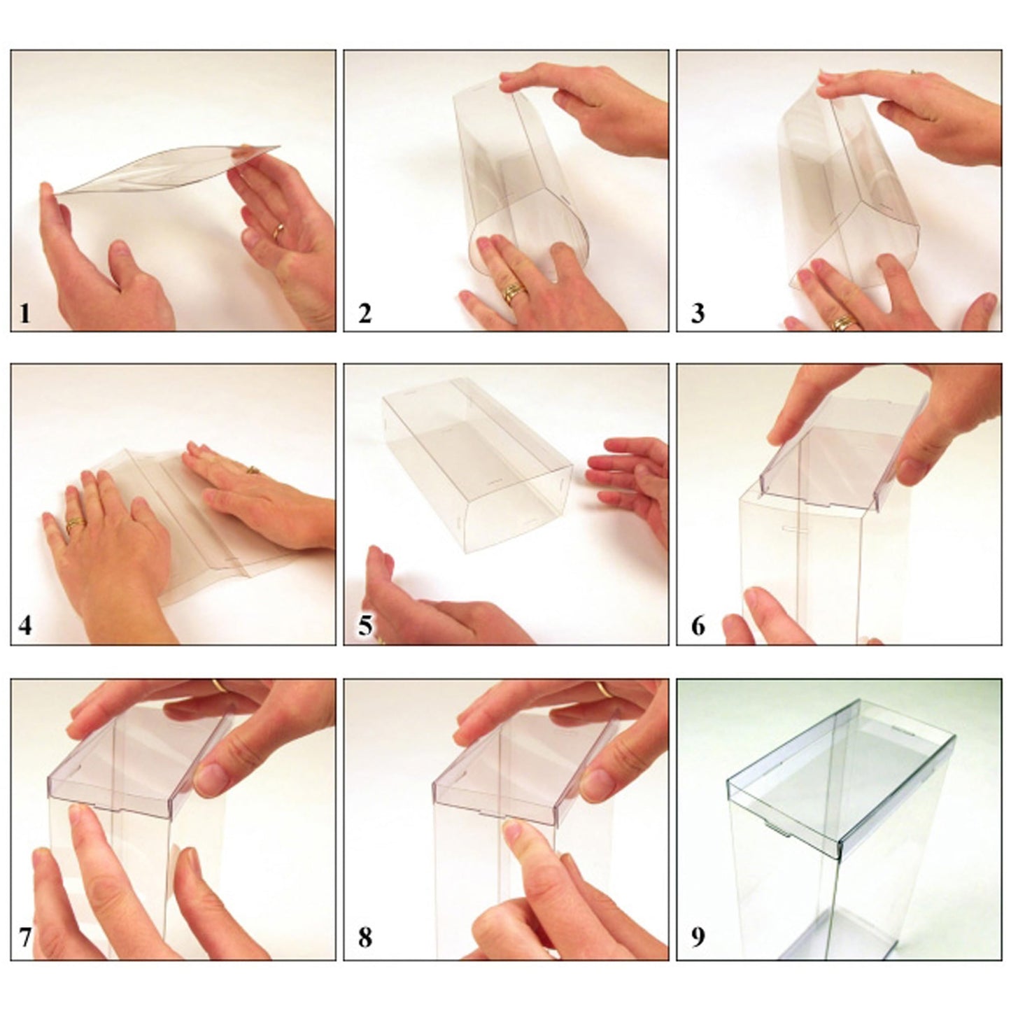 Dollsafe Clear Folding Display Box For 11-12.5 Inch Dolls And Action Figures, 4'' W X 2.25'' D X 13'' H