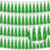 4P Green Foil Fringe Tassel Banner Garland Metallic Tinsel Streamers Wall Hanging Curtain Backdrop Banner for Parade Floats, 202