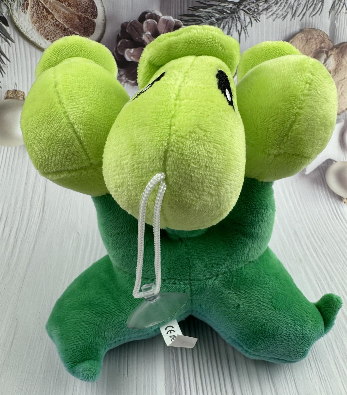 Jhesao 7'' Pea Plants And Peashooter Plush Toys Threepeater Pvz Plush 1 2 Stuffed Soft Doll Three-Heads Pea Toy New