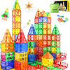 52Pcs Magnetic Tiles Toys For 3 Year Old Boys And Girls Magnetic Building Blocks Stem Learning Toys Sensory Montessori Toys For Toddlers Kids