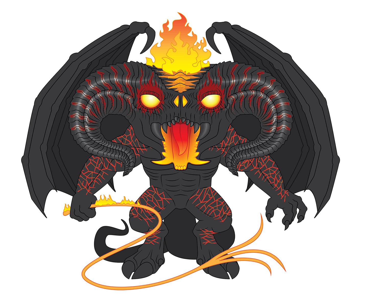 Funko POP Balrog 6" Action Figure - Multicolor Vinyl Collectible, Model 13556, from The Lord of The Rings