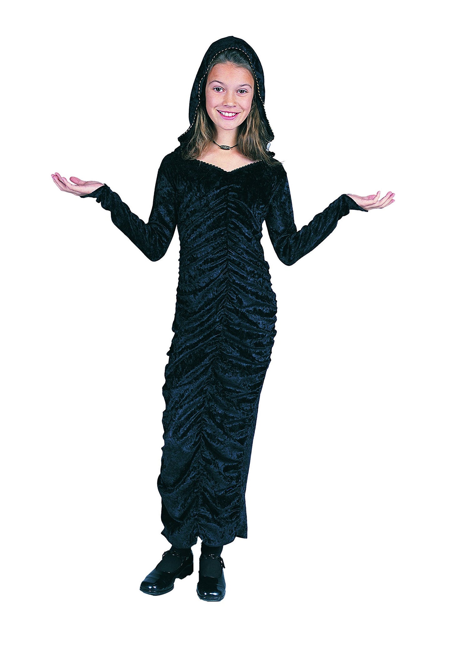 RG Costumes Dress with Hoodie, Small, Black