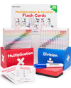 Multiplication Flash Cards, Math Flash Cards, Multiplication Division Flash Cards, Math Facts, Kids Math Games 2Nd 3Rd 4Th 5Th 6Th Grade, Times Table Flashcards | Bulk 352 Flashcards Set Ages 7-11