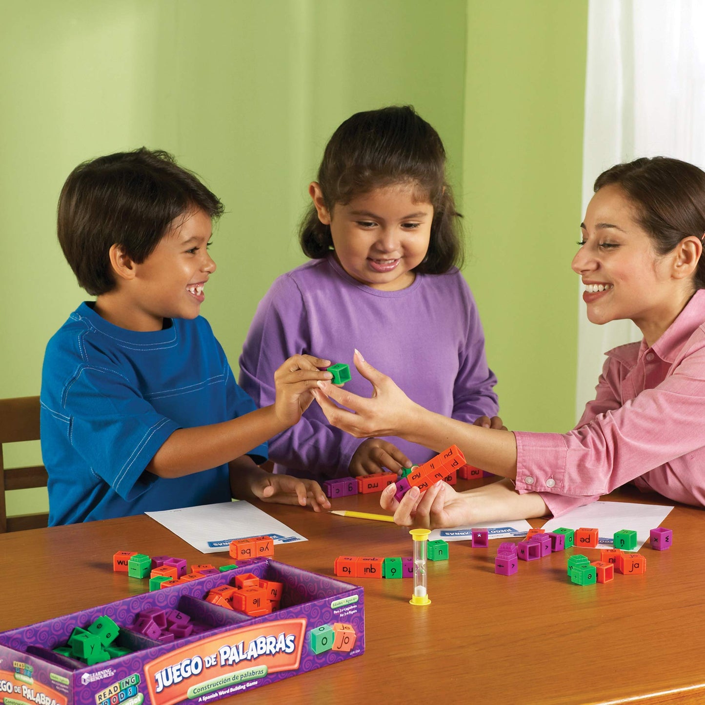 Timed Word Building Game - Spanish, Multicolor (Ler7241)