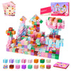 Silymoly Magnetic Blocks Candy World Land Edtion, Magnetic Tiles Building Blocks Boys & Girls Toys Age 3-5 4-8 5-7 Sensory Gift