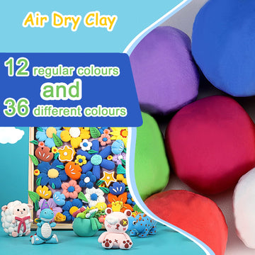 Air Dry Clay Kit, Edifon Modeling Clay Ultra Light Magic Clay With Tools, Safe And Non-Toxic Modeling Clay, Ideal Gift For Kids