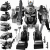 MSKOLER Robot Toys for Kids 3-5 Magnet Transforming Robot 5-in-1 Educational Toys Easy DIY Assembling Vehicle Playsets for Boys
