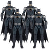 DC Comics, 12-inch Combat Batman Action Figure, Kids Toys for Boys and Girls Ages 3 and Up (Pack of 4)