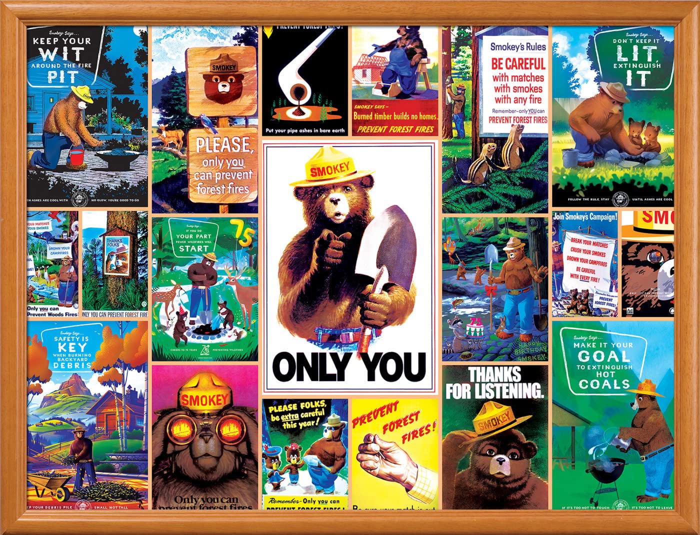 Masterpieces 550 Piece Jigsaw Puzzle For Adults, Family, Or Youth - Smokey Bear - 18''X24''
