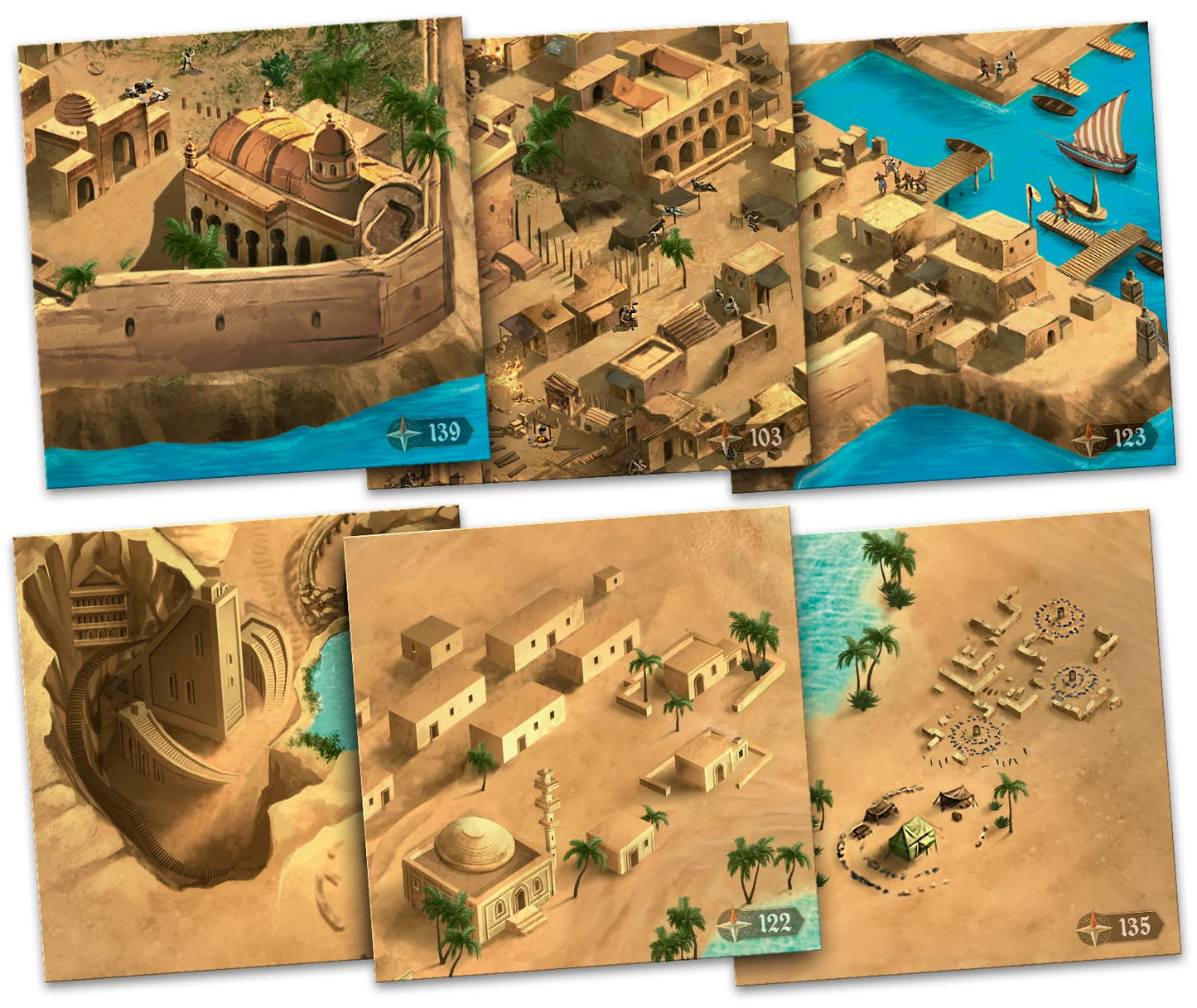 Destinies Sea Of Sand Board Game Expansion - Immersive Storytelling And Adventure For Tabletop Enthusiasts, Ages 14+, 1-3 Players, 120-150 Minute Playtime, Made By Lucky Duck Games