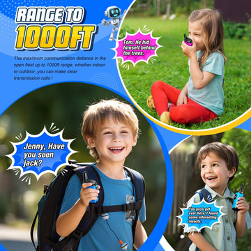Kids Walkie Talkies Toys For Boys: 3 Pack Robots Walkies Talkies Kids Easter Birthday Gifts For 3 4 5 6 7 Year Old Boys Girls To