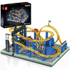 Mould King Roller Coaster Building Set Large Amusement Park Coaster Model Kit with Motors Whirlwind Coaster Creative Gift for mature-themeds STEM Toy Kit for Boys Girls and Kids (1707 PCS)