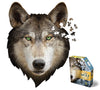 Madd Capp Puzzles - I Am Wolf - 550 Pieces - Animal Shaped Jigsaw Puzzle