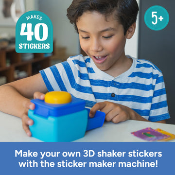 Educational Insights 3D Sticker Maker Kit - Craft Kit for Kids, Mess Free Activity, Make Your Own Sticker Machine, DIY Puffy Sti