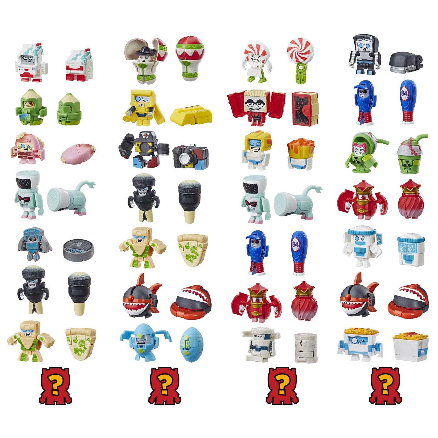 Transformers Hasbro Toys Botbots Series 2 Swag Stylers 8 Pack - Mystery 2-in-1 Collectible Figures! Kids Ages 5 & Up (Styles & C