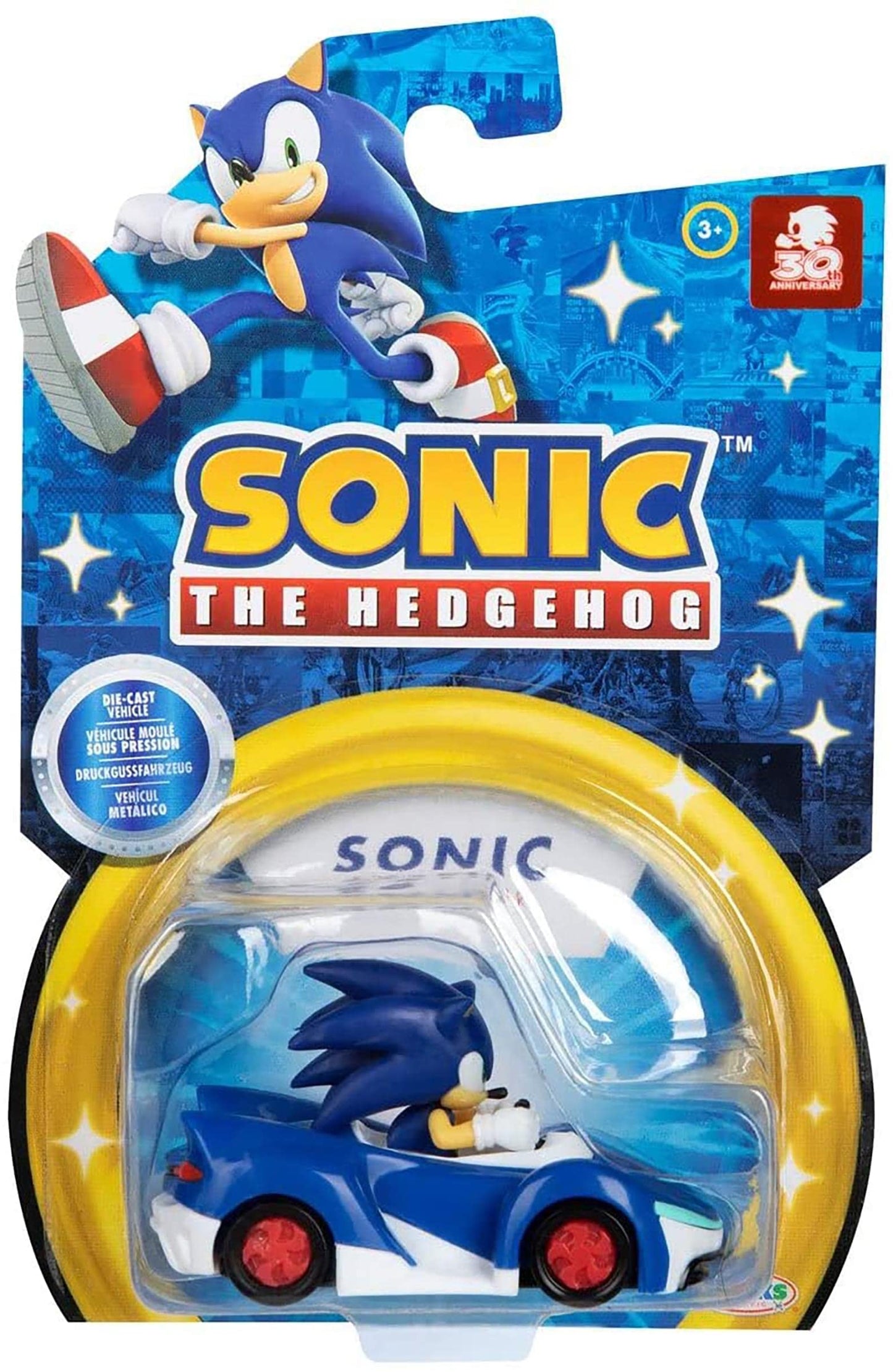 Sonic The Hedgehog 2.5'' - Cart Racer Sonic (Speed Star)