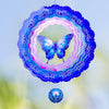 Butterfly Wind Spinners Outdoor,12 Inch Butterfly Gifts For Women Mom Grandma Wife,3D Butterflies Decorations Wind Spinners For