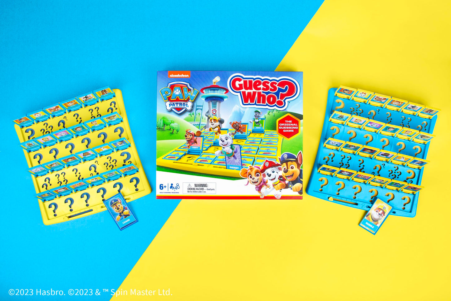 Guess Who? Paw Patrol Board Game, Featuring Chase, Rocky, Skye, And More, Officially Licensed Nickelodeon Paw Patrol Game, Family-Friendly Children'S Mystery Game Of Deduction, Ages 6 & Up