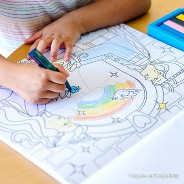 Melissa & Doug Jumbo 50-Page Kids' Coloring Pad - Princess & Fairy, Paper, 3 Years and Up, Model 4263, Fairy Jumbo Coloring Pad